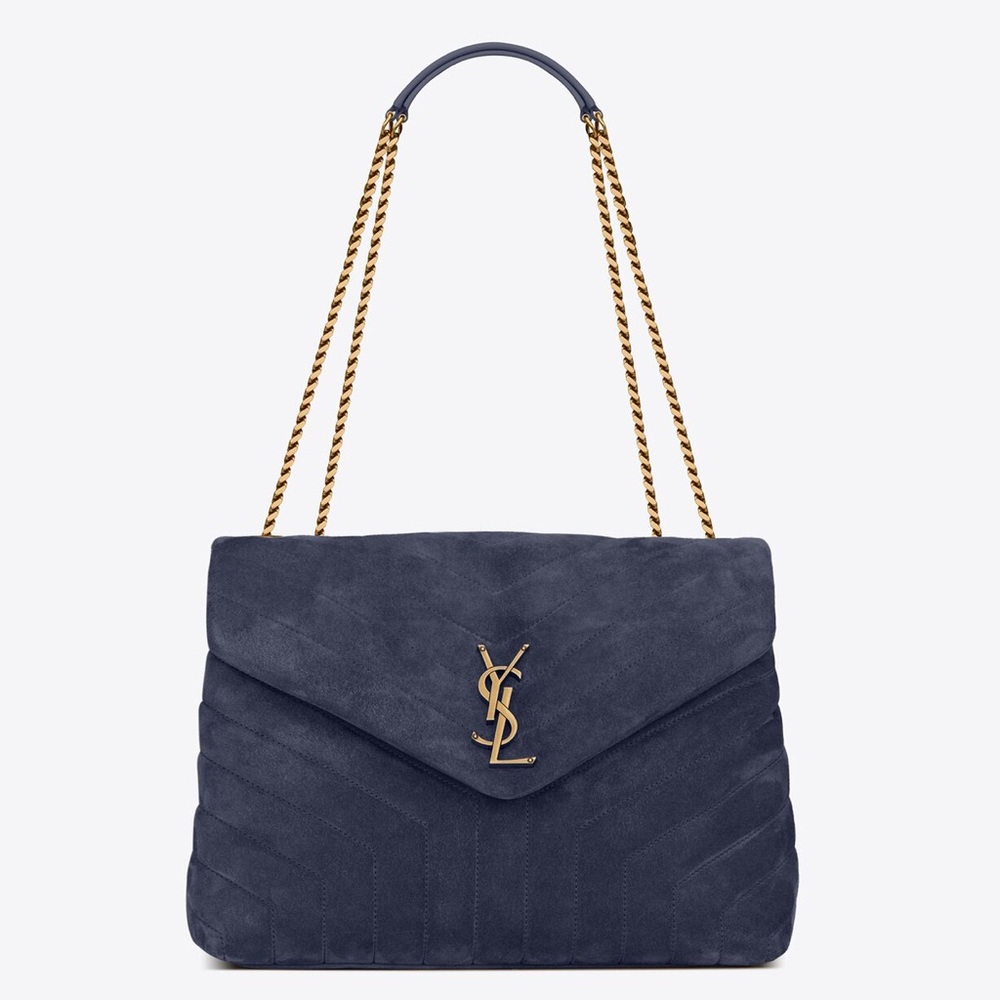 LOULOU MEDIUM BAG IN Y-QUILTED SUEDE